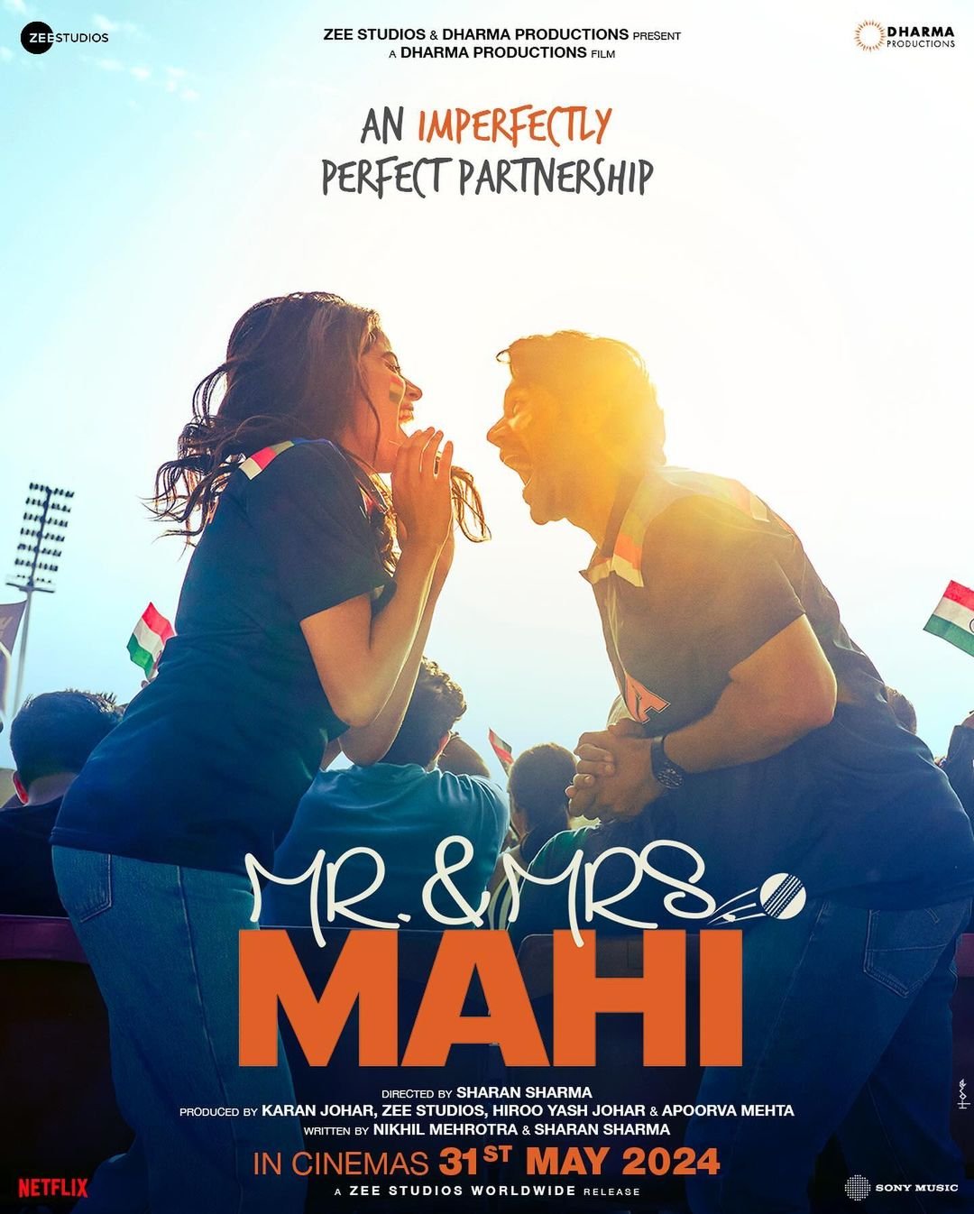 Mr and Mrs Mahi Trailer Review